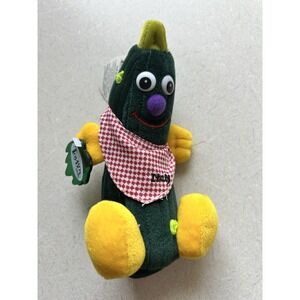 Retired Vegetable Veggie Friends Izzy Zucchini Plush Toy Box Creations 6" Toy